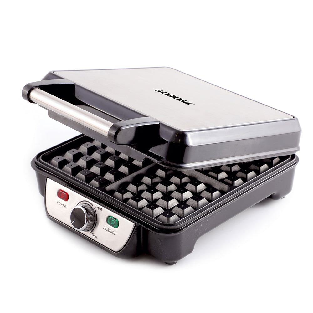 Borosil Jumbo Waffle Maker 1100W