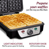 Borosil Jumbo Waffle Maker 1100W