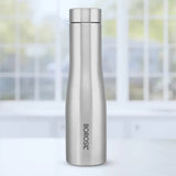 Borosil Swan SS Single Wall Bottle, Black 1L