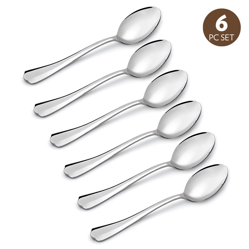 Borosil Eva Tea Spoon, Set of 6, 13.5cm