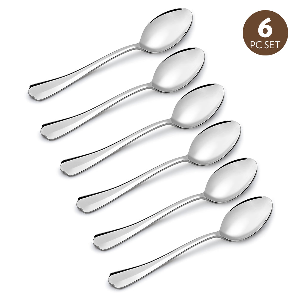 Borosil Eva Dessert Spoon, Set of 6, 16cm