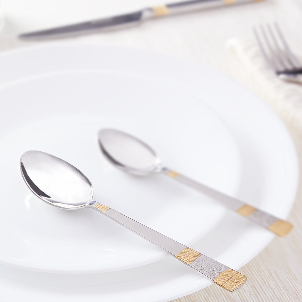 Borosil Venice Dessert Spoon, Set of 6, 16.5cm