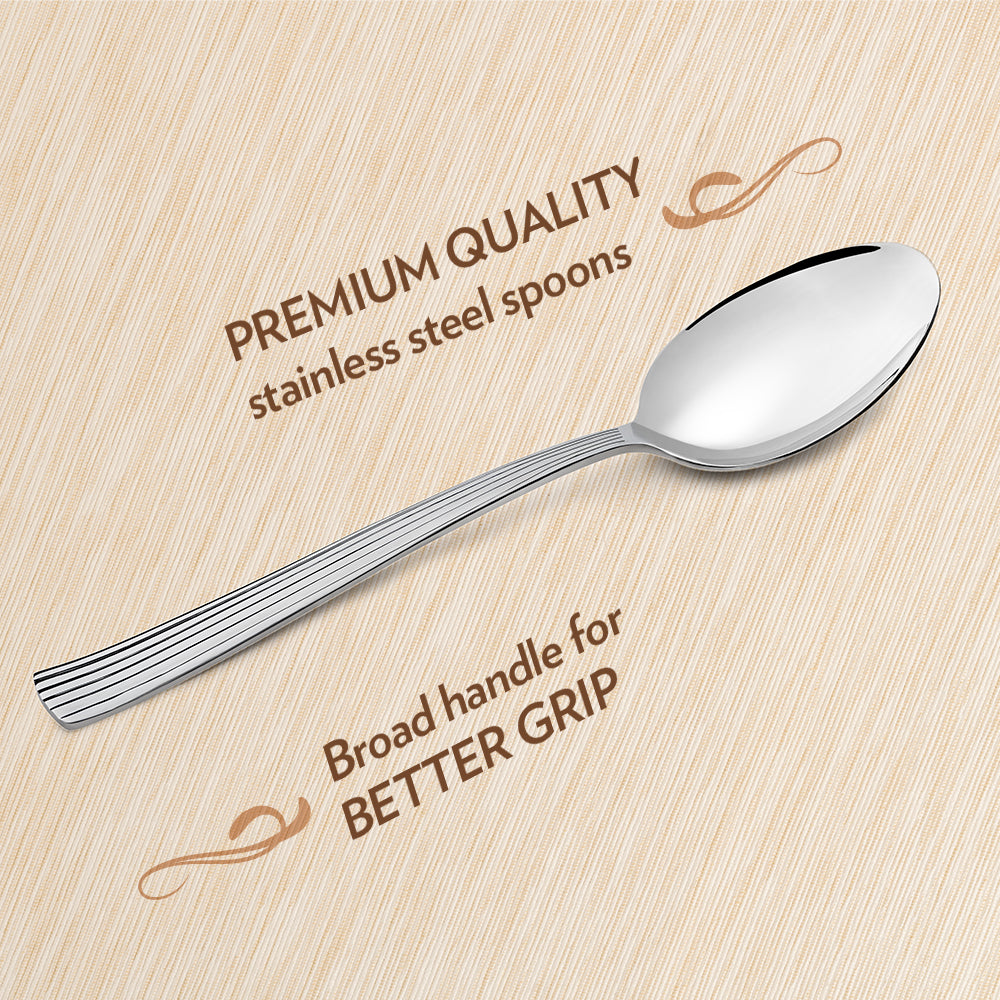 Borosil Vintage Dessert Spoon, Set of 6, 16cm