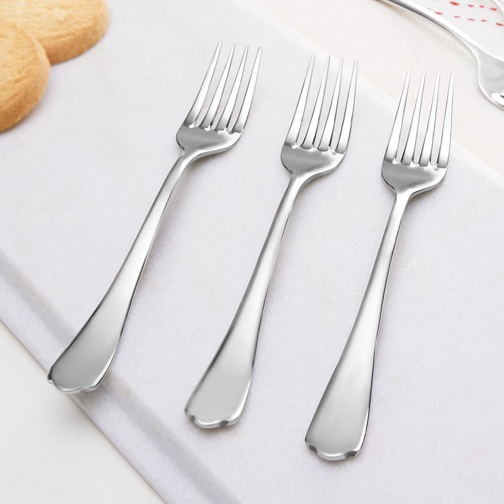 Borosil Eva Dinner Fork, Set of 6-18 cm