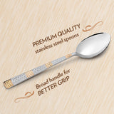 Borosil Gold Dinner Spoon, Set Set of 6, 18.3cm
