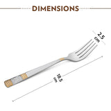 Borosil Venice Dinner Fork, Set of 6-18 cm