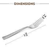 Borosil Vintage Dinner Fork, Set of 6-19.5 cm