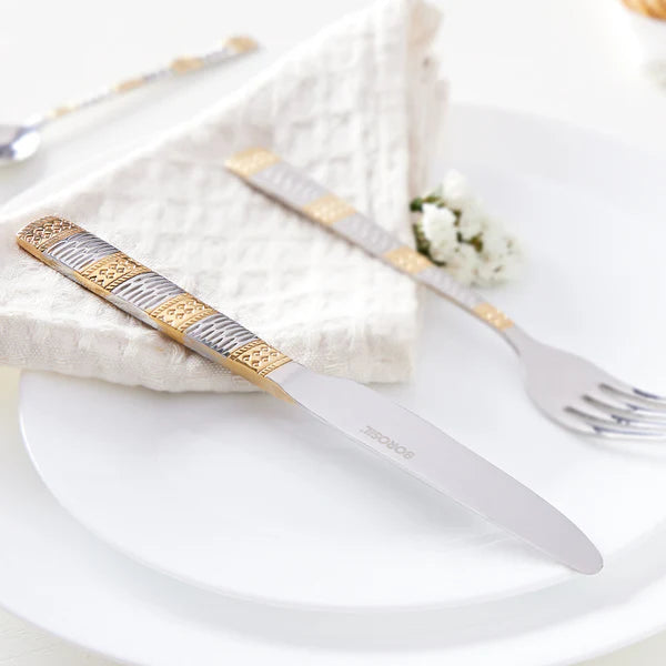 Borosil Gold Butter Knife, Set of 2-21 cm