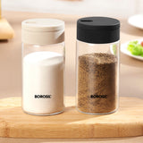 Glass Salt & Pepper Jars Set of 6, 250ml