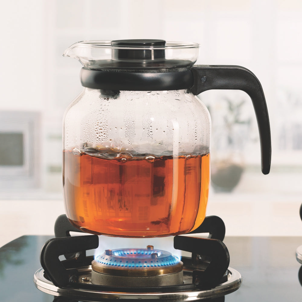Borosil Classic Tea Set, Mini Set of 2, 0.65L Carafe + 2 Mugs