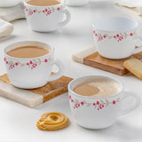 Borosil Larah Verona Cup Set, 140ml x 6