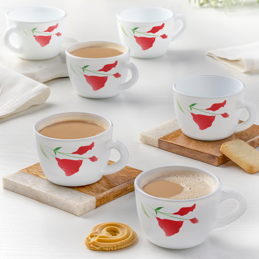 Borosil Larah Diana Cup Set