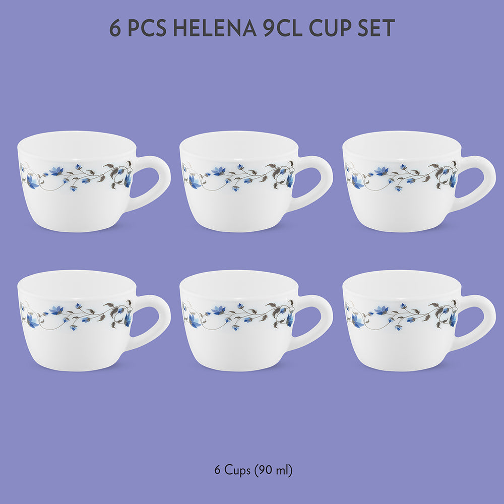 Bor0sil Larah Helena Cup Set of 6, 140ml