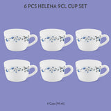 Bor0sil Larah Helena Cup Set of 6, 140ml