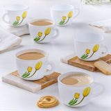 Borosil Larah Lyana Cup Set  of 6, 140ml
