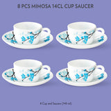 Borosil Larah Mimosa Cup n Saucer Set