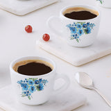 Borosil Larah Pansy Cup Set of 6, 140ml