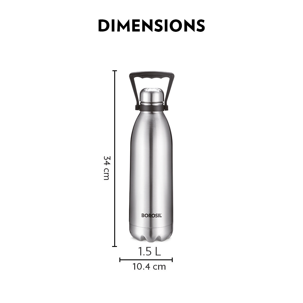 Borosil Bolt Double Wall Bottle