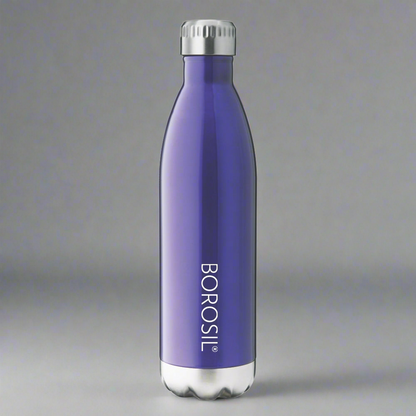 Borosil Bolt Trans Double Wall Bottle, Red