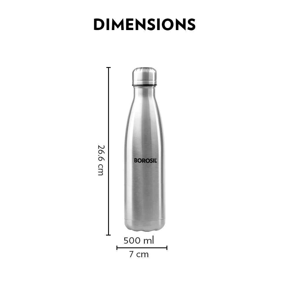 Borosil Bolt Double Wall Bottle