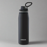 Borosil Gosport Double Wall Bottle, Black