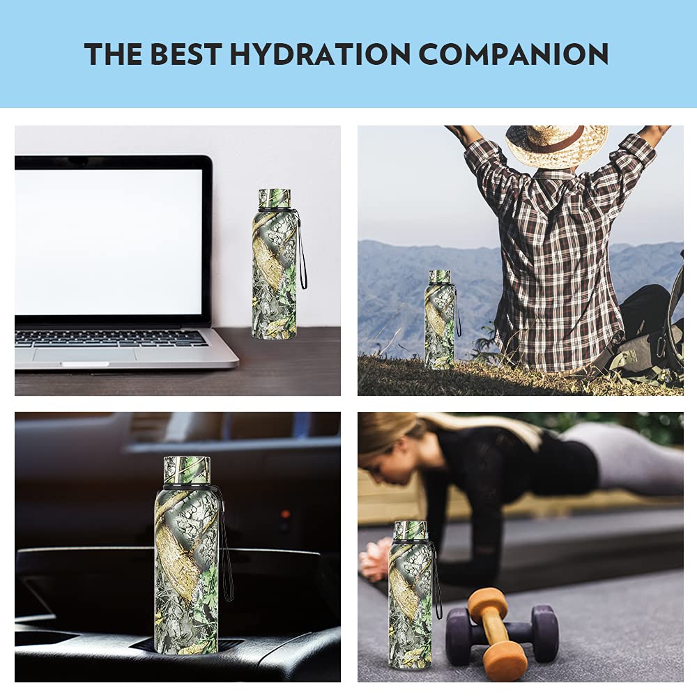 Borosil Trek Vaccum Insulated Bottle, Maple 700ml