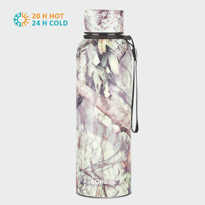 Borosil Trek Vaccum Insulated Bottle, Maple 700ml
