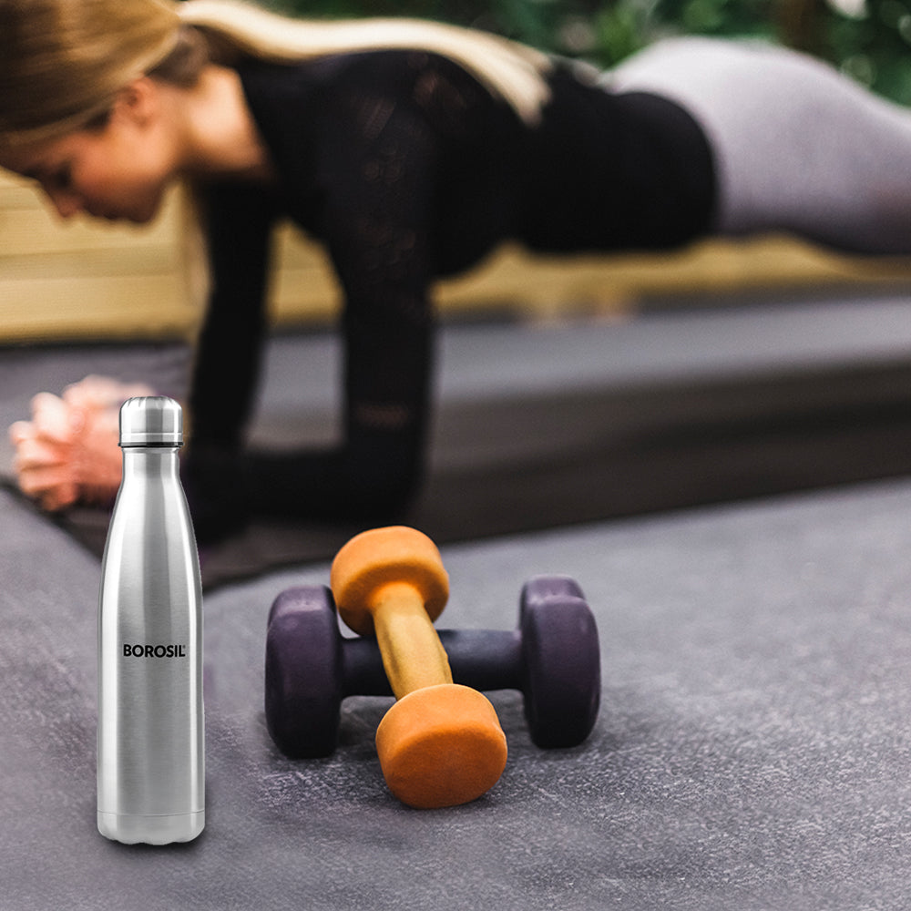 Borosil Bolt Double Wall Bottle