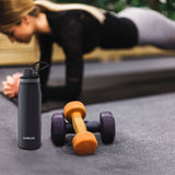 Borosil Gosport Double Wall Bottle, Black