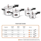 Milton Pressure Cooker Inner Lid Aluminium Induction