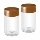 Milton Stack It Jars Brown 2pcs set 500ML