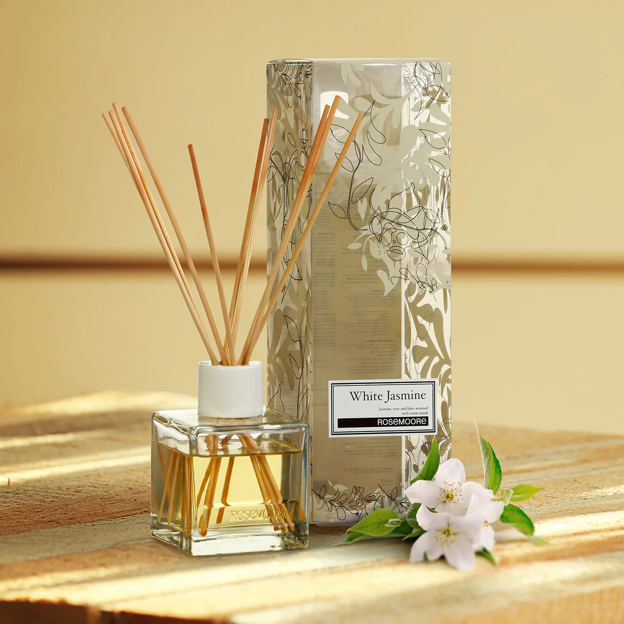 Rosemoore Scented White Jasmine Reed Diffuser 200 ml
