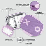 Milton Wondermeal Lunch Box Purple