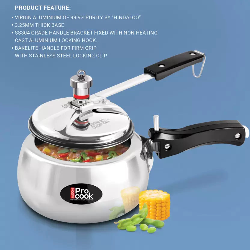 Milton Curve Aluminium Pressure Cooker Inner Lid